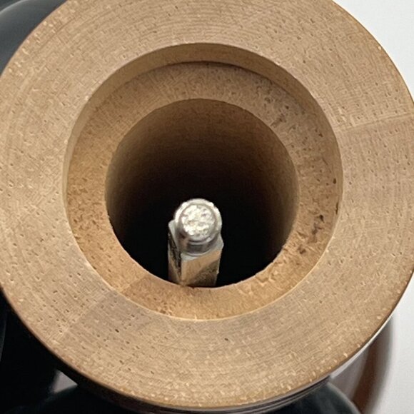 Olde Thompson Walnut Wood Vintage USA Salt Pepper Grinder Set 8.5" Tall Classic - Picture 12 of 16